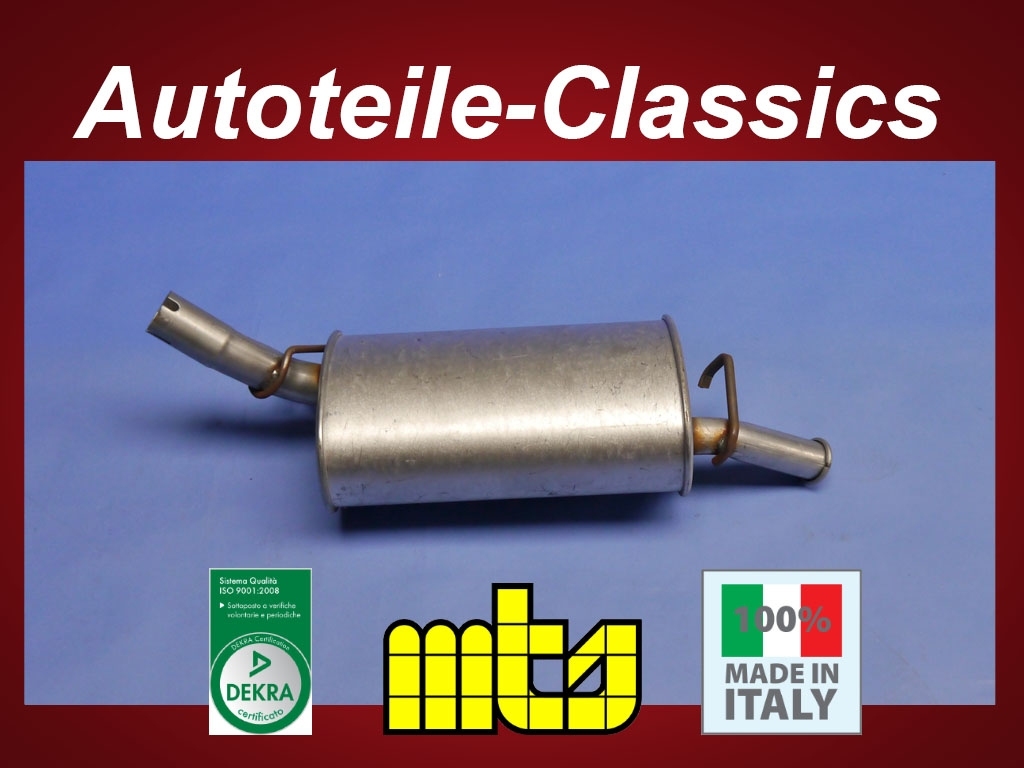 Mts Endtopf Neu F R Fiat Panda Kw Kw Auspuff Anbauteile Ebay