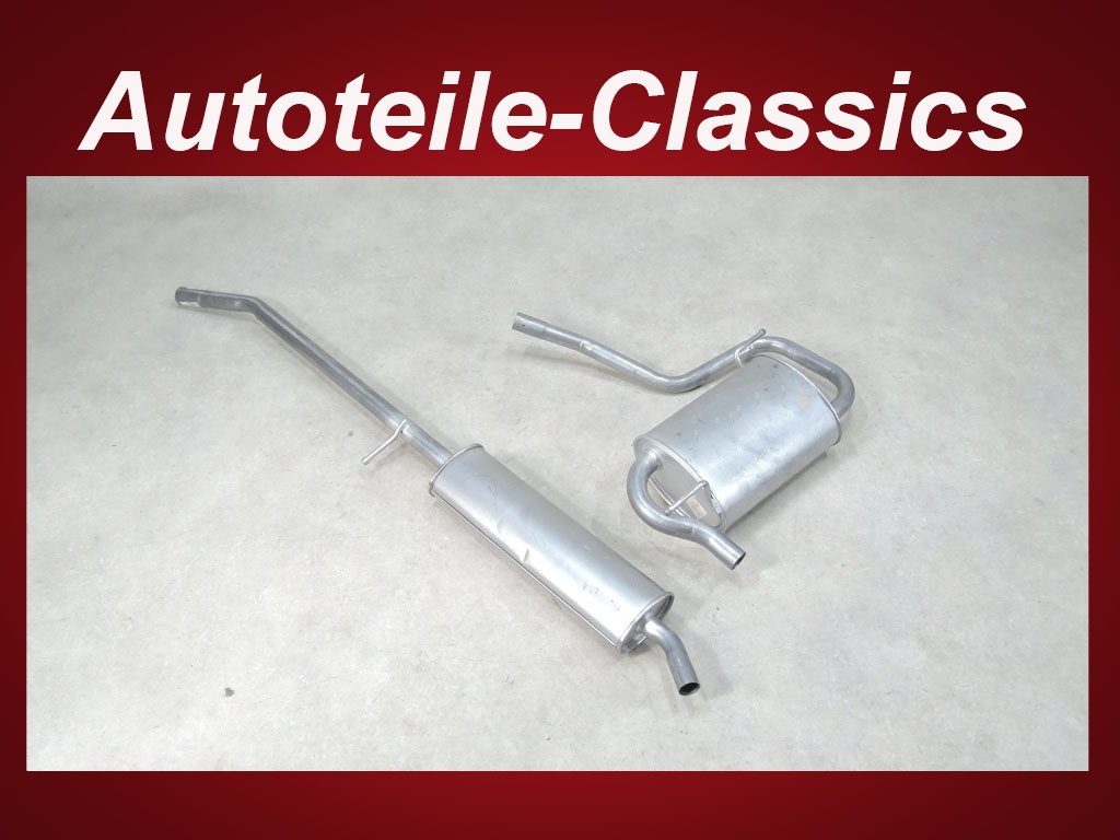 Auspuff Set NEU für DACIA Duster 1.6 16V 4x4 Mitteltopf Endtopf ...